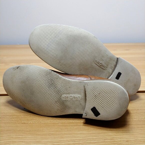 Made in Italy Brown Leather Dress Shoes - Picture 6 of 8